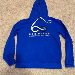 Red River Infinity Volleyball Royal Blue Hoodie